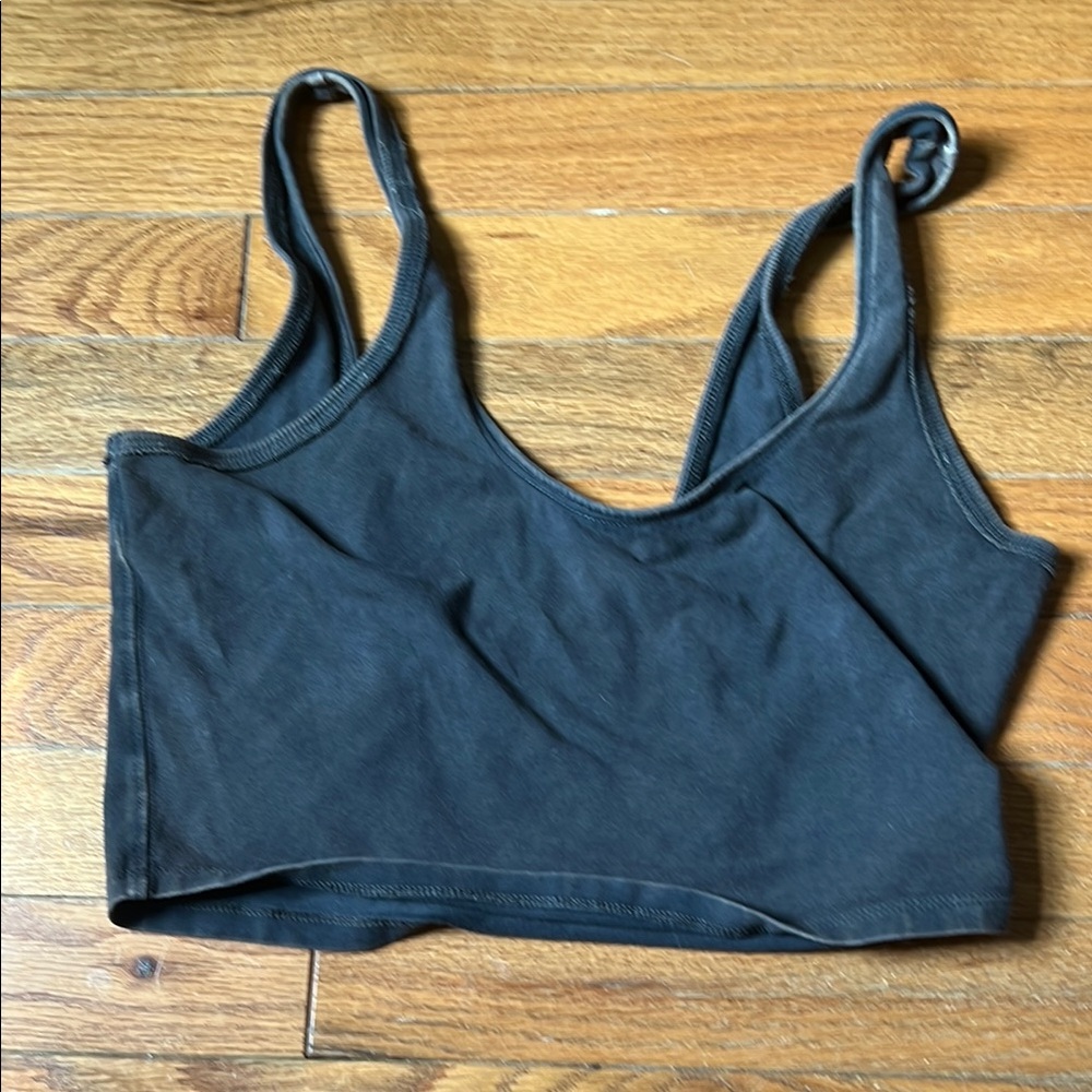 FP Movement by Free People Black Crop Top